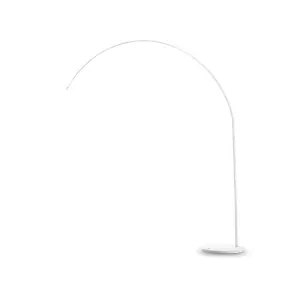 Ideal Lux Dorsale Arc Floor Lamp White