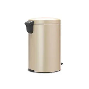 Brabantia NewIcon 20 Litre Soft Closing Pedal Bin Metallic Gold