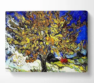 Vincent Van Gogh The Mulberry Tree Canvas Print Wall Art - Medium 20 x 32 Inches