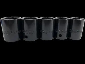 TOOLZONE 10PC 1/2" SHALLOW IMPACT SOCKETS