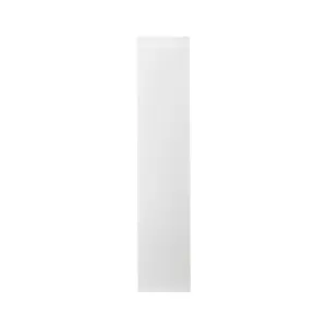 GoodHome Garcinia Integrated handle Gloss white Highline Cabinet door (W)150mm (H)715mm (T)19mm