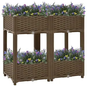 Berkfield Raised Bed 80x40x71 cm Polypropylene