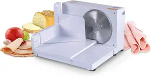 SuperHandy Food Slicer Portable Collapsible Electric Meat Deli Cheese Stainless Steel RSG Solingen Blade SKU:GEUT023