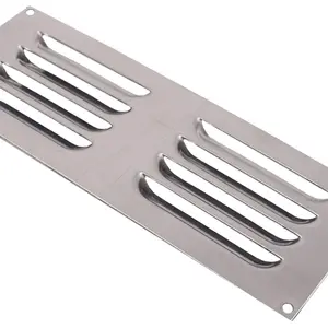 AFIT Stainless Steel Louvre Air Vent 242 x 89mm