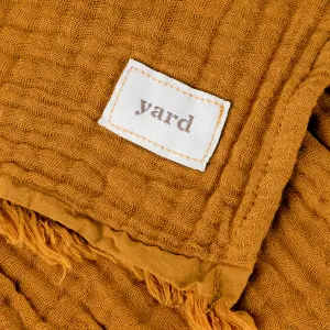 Yard Lark Crinkle Cotton Fringed Throw