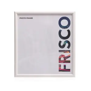 Kenro Frisco Series White Photo Frame 12x12 Inch / 30x30cm Wall Hanging with Glass Front - FR3030WH