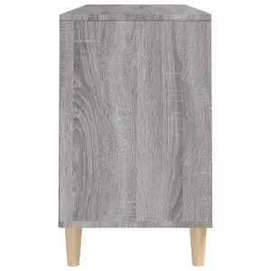 Berkfield Shoe Cabinet Grey Sonoma 102x36x60 cm Engineered Wood