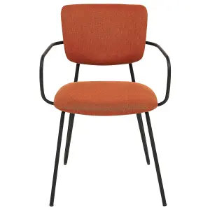 Set of 2 Dining Chairs ELKO Orange