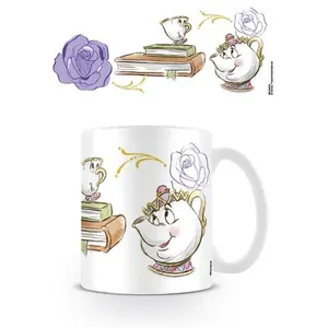 Beauty And The Beast Enchanted Chip Mug White/Lilac (One Size)