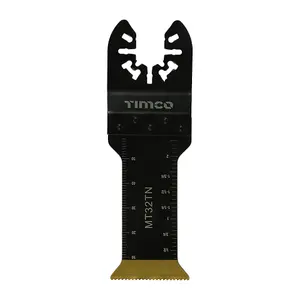 TIMCO Multi-Tool Fine Cut Blade For Wood/Metal Titanium Coated Bi-Metal - 32mm