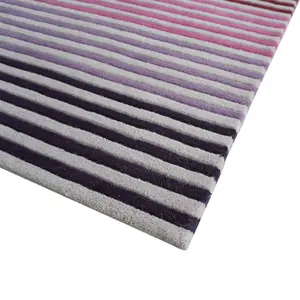 Spectrum Autumn Modern Wool Striped Runner Rugs in Multi - 60x230cm