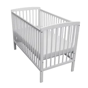 Kinder Valley Sydney Cot White with Kinder Flow Mattress