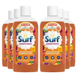 Surf Concentrated Disinfectant Passion Bloom Multi-Purpose Cleaner, 240ml, 6pk