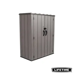 Lifetime 4.5 Ft. x 2.5 Ft. Vertical Storage Shed (1445.6 L)