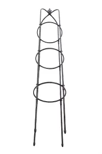 Set of 2 Garden Obelisk Trellises for Indoor & Outdoor Climbing Plants 5 ft