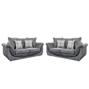 The Great British Sofa Company Balmoral Pair of 2 Seater Contemporary Sofas