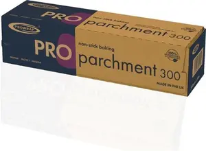 PROWRAP | Baking Parchment 300mm X 50m | Grease-Free Silicone Coated Baking Paper, Great For Home & Professional Catering Kitchens | Single Roll