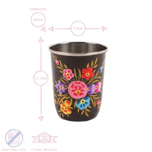 BillyCan - Picnic Tumbler - 300ml  - Carbon Pansy