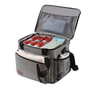 Leak Proof Cooler Bag Box With Carry Handle & Shoulder Strap Picnic 15L