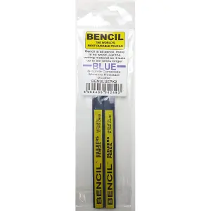 BENBLUEPK2 Bencil - Blue Carpenters Pencil Pack of 2