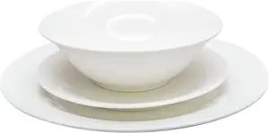 Argos Home 12 Piece Porcelain Dinner Set - White