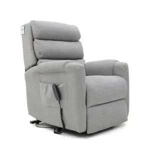 Burton Rise and Recline Armchair Electric Dual Motor Grey