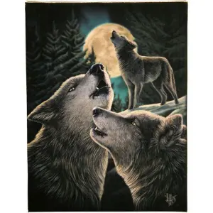 Lisa Parker Wolf Song Canvas Multicoloured (Small)