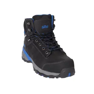 Site Thorite Unisex Black & blue Safety boots, Size 10