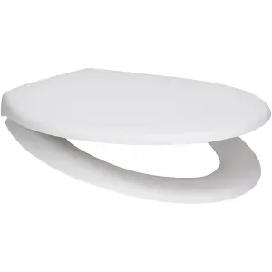 Euroshowers Top Fix Matt White Soft Close Toilet Seat