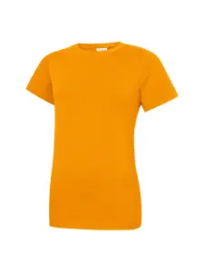 Uneek - Unisex Classic Crew Neck T-Shirt - Reactive Dyed - Orange - Size L