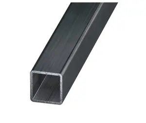 Varnished Cold-rolled steel Square Tube, (L)2.5m (W)25mm (T)1.5mm