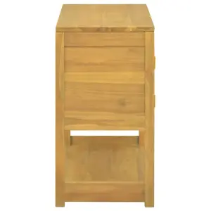 Berkfield Bathroom Cabinet 85x40x75 cm Solid Wood Teak