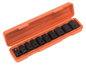 Sealey Impact TRX-Star Female Socket Set 10pc 1/2"Sq Drive