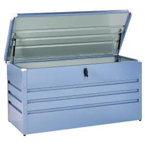 Beliani Storage Box Blue CEBROSA