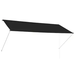 Berkfield Retractable Awning 300x150 cm Anthracite