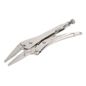 Sealey Locking Pliers Long Nose 210mm 0-60mm Capacity AK6825