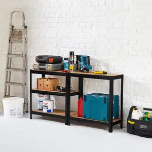 Neo Black 5 Tier Garage Shelving Racking