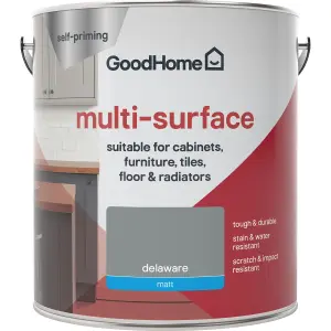 GoodHome Durable Delaware Matt Multi-surface paint, 2L