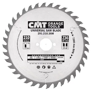 CMT Universal Saw Blade 216 x 30 x 48T