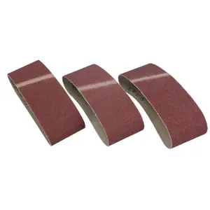 400mm x 60mm Mixed Grit Abrasive Sanding Belts Power File Sander Belt 30pc