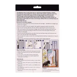 Magnetic Fly Screen Curtain Door & Window Set Curtain Zero In Home Pest Control