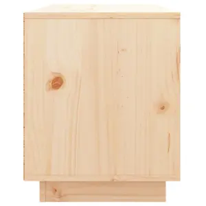 Berkfield TV Cabinet 74x35x44 cm Solid Wood Pine