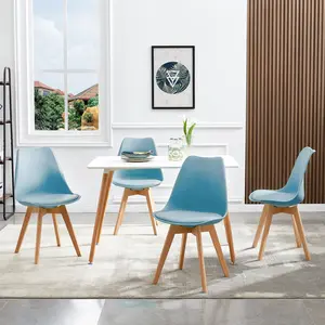 Nero Upholstered Side Chair (Set of 4) Airy Blue