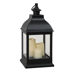 Sunjoy Classic Black 50CM Outdoor Battery Powered Lantern