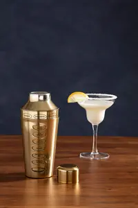 Maison by Premier Recipe Brushed Brass Cocktail Shaker