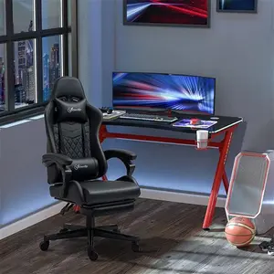 Computer Chair HOMCOM Colour: Red