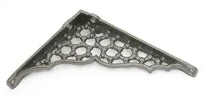 Castelion Single Small Cast Iron Honeycomb Shelf Bracket