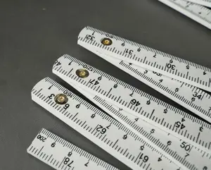 Folding ruler 2m Carpenter Zig Zag Fibreglass Ruler cm, mm & inches, ABS body