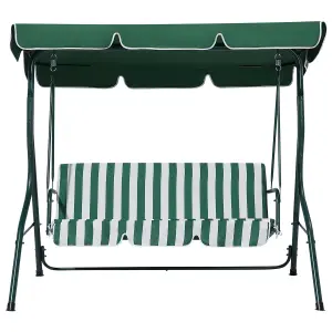 Patio Swing CHAPLIN Metal Green