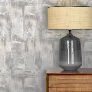 Solara Pewter Verona Grey Wallpaper 538519